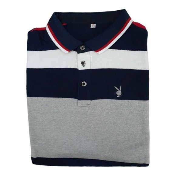 PLAYBOY Other - 🤑🤑Sale🤑🤑 Men's or Husky Boys 2XL Striped Playboy Polo